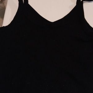 Black tank top